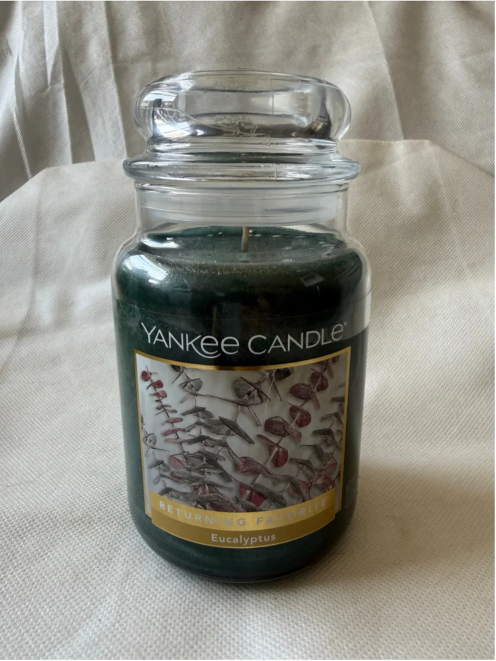 NEW Yankee Candle EUCALYPTUS Large Jar 22oz Retired - Discontinued